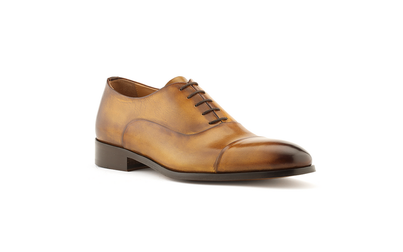 capt toe oxford bourbon antique