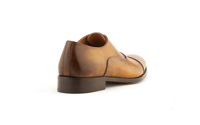 capt toe oxford bourbon for men