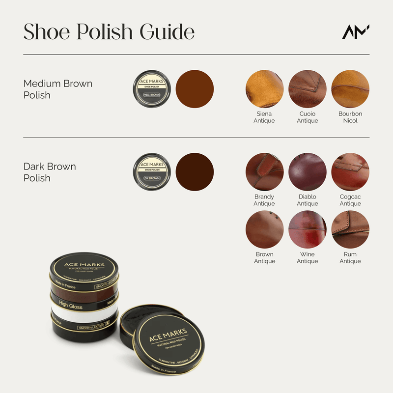 shoe polish guide brown