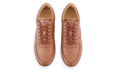 Dress Sneakers in Brown - Ace Marks