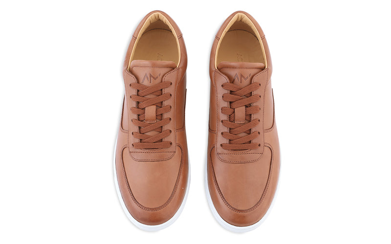 Dress Sneakers in Brown - Ace Marks