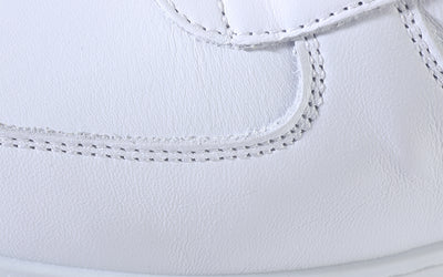 Dress Sneakers in White and Navy - Ace Marks