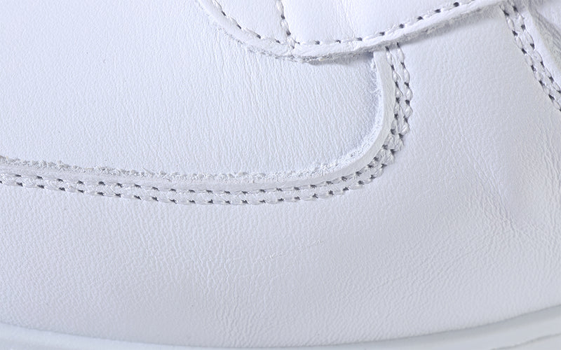 Dress Sneakers in White and Navy - Ace Marks
