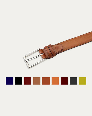 Matching 3.5cm Leather Belt - Ace Marks
