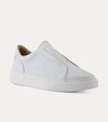 Misto Slip-On Sneaker In White Leather - Ace Marks