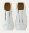 Misto Slip-On Sneaker In White Leather - Ace Marks