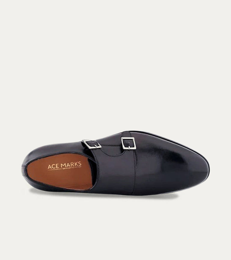 mens black monk strap dress shoes Versailles Monk Strap Black Kiltie