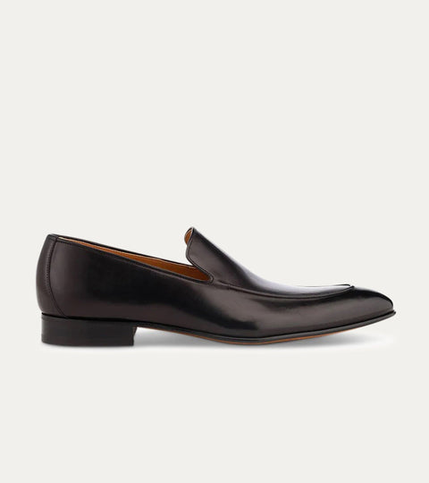 Noah Apron Front Loafer in Black - Ace Marks