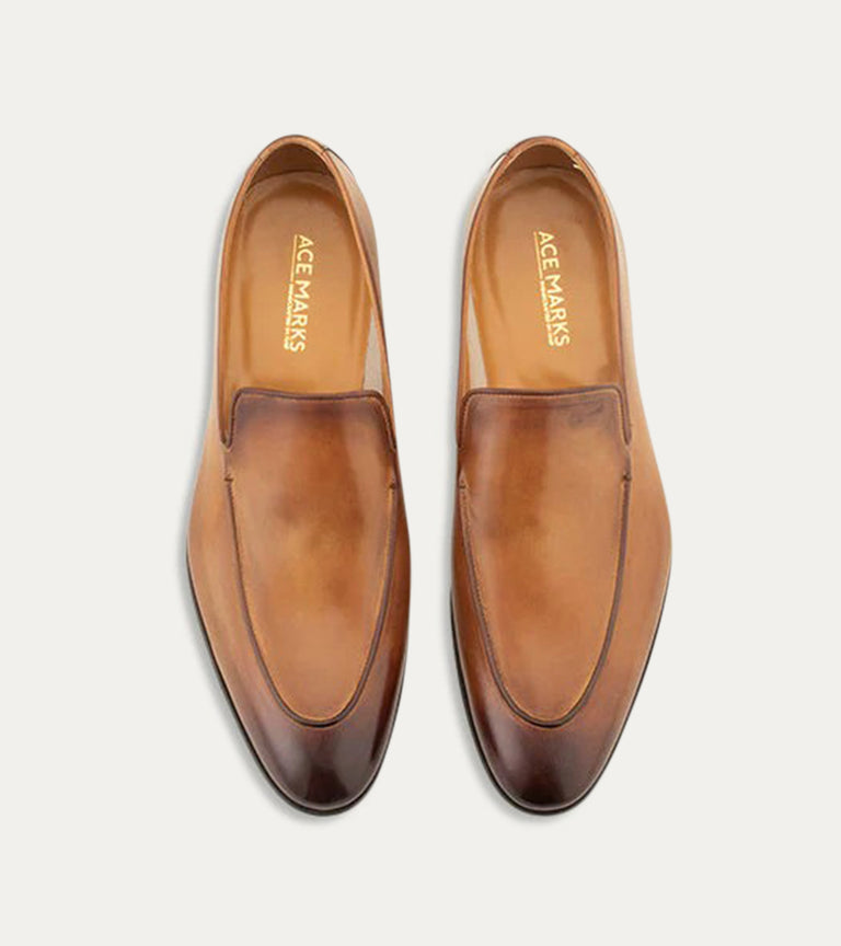Noah Apron Front Loafer in Siena Nicol - Ace Marks