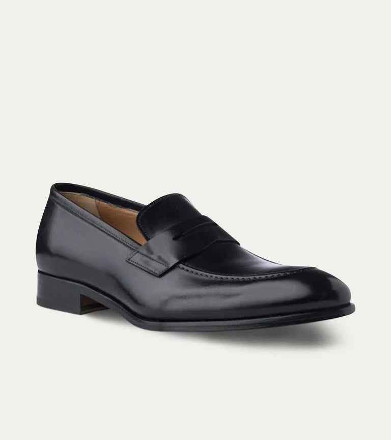Penny Loafer Black Antique - Ace Marks