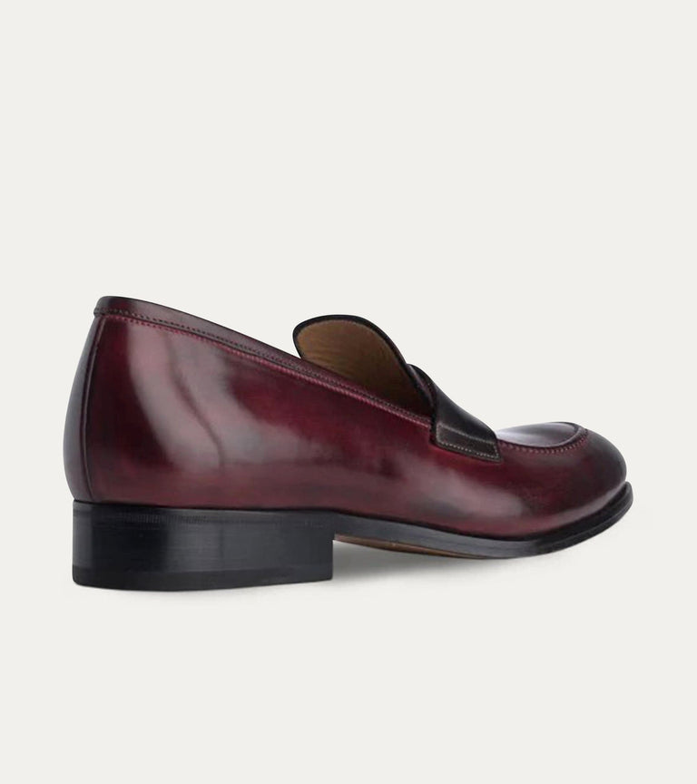 Penny Loafer Diablo Antique & Dark Grey - Ace Marks