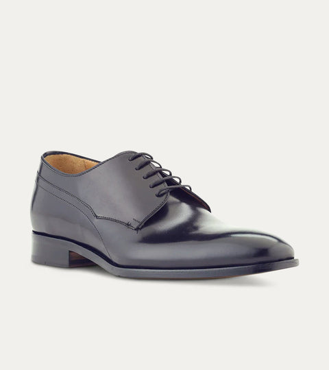 Plain Toe Blucher Black Antique - Ace Marks