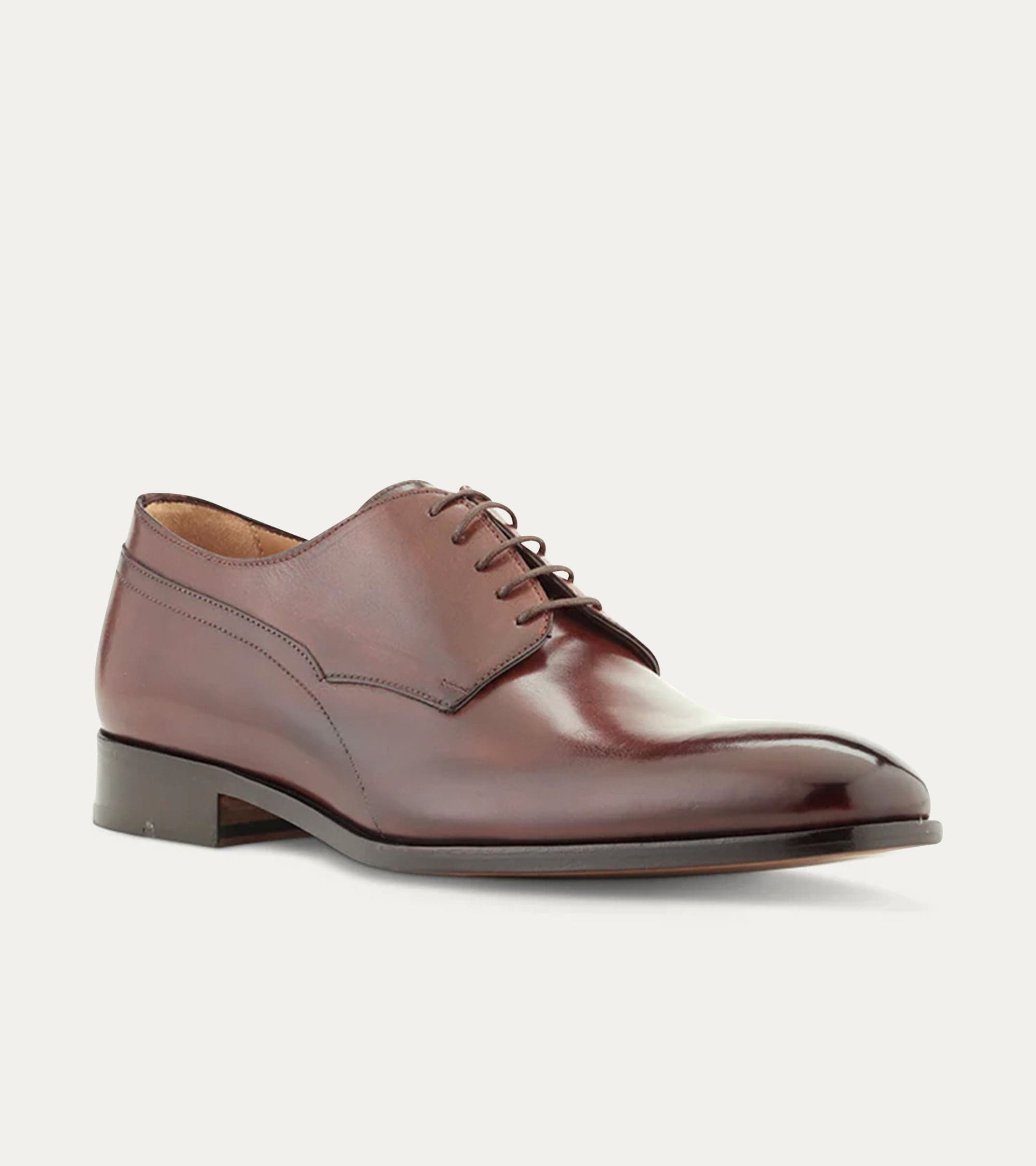 Dress Shoe Plain Toe Blucher Brown Antique E (Wide) / 10 Dress Shoe Plain Toe Blucher Brown Antique E (Wide) / 10