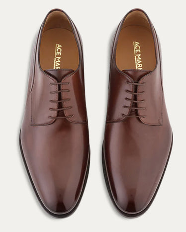 Plain Toe Blucher Brown Antique - Ace Marks