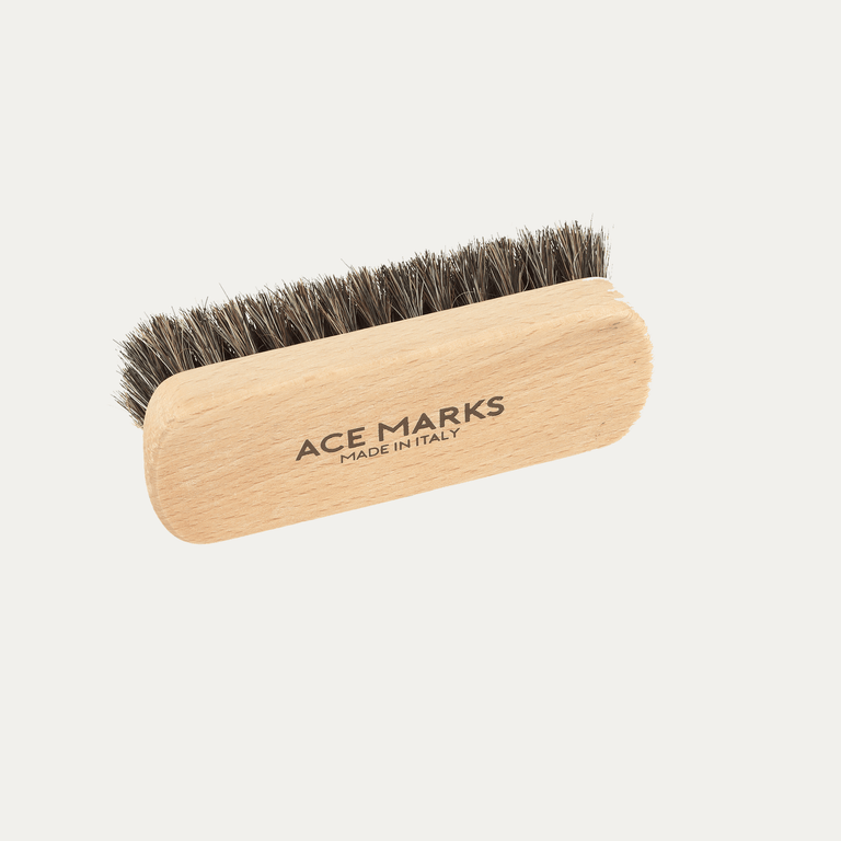 Horsehair Travel Shoe Shine Brush