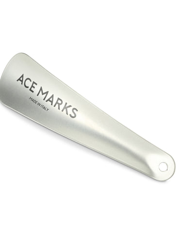 7.5 Inch Silver Metal Shoe Horn - Ace Marks