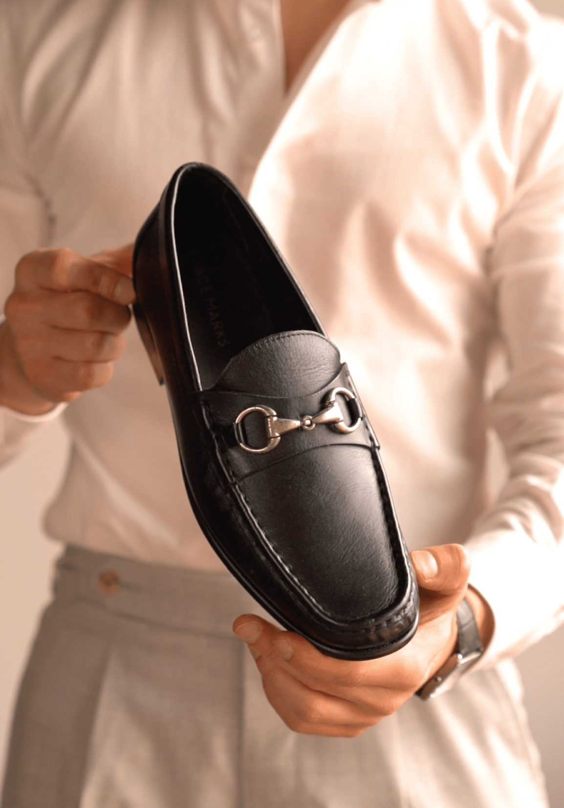 Berto Moccasin In Black Leather Berto Moccasin In Black Leather