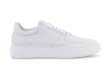 Lightweight Travel Sneaker in Ice White Leather - Ace Marks