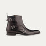 Tristan Triple Monkstrap Boot in Black - Ace Marks