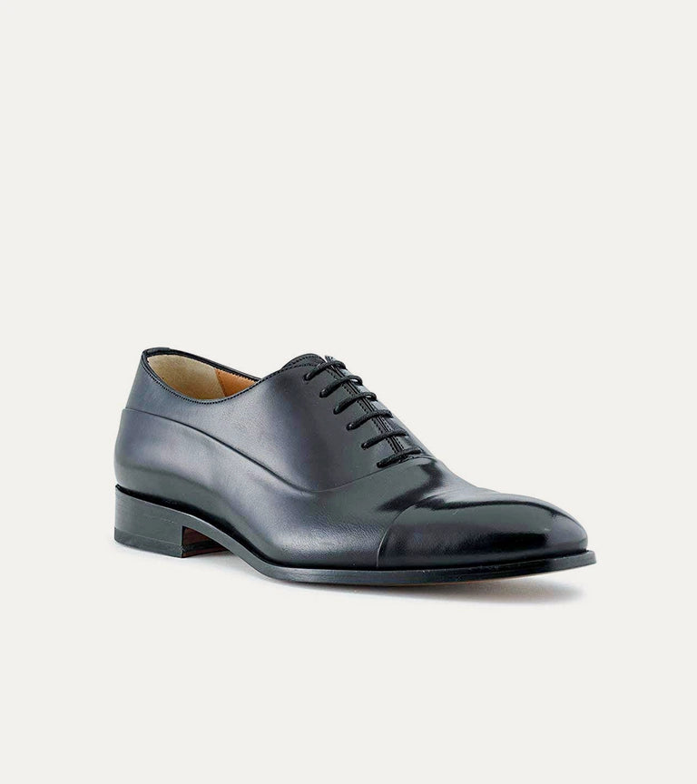 Luca Cap Toe Oxford Black Antique
