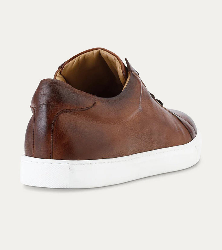Travel Sneaker In Cuoio Buffalo - Ace Marks
