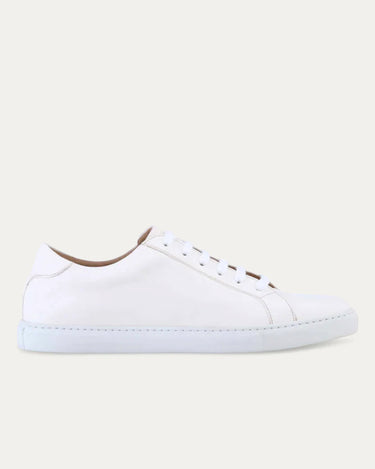 Travel Sneaker In White Buffalo - Ace Marks