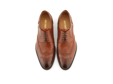 acemarks Brown italian derby shoe