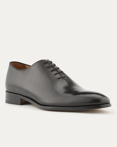 Wholecut Oxford Plain Toe Black Antique - Ace Marks