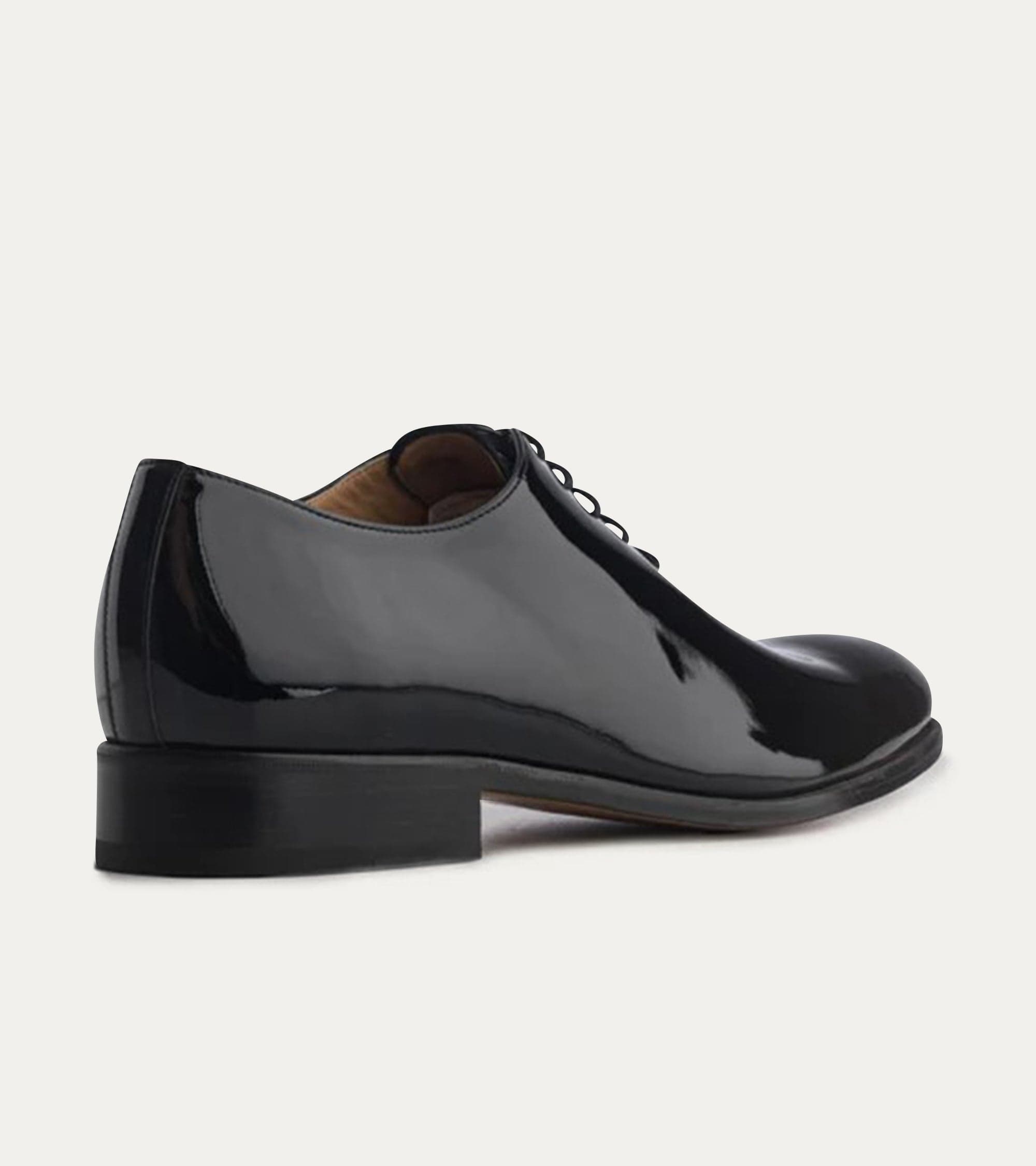 Dress Shoe Wholecut Oxford Plain Toe Black Patent D (Medium) / 9.5 Dress Shoe Wholecut Oxford Plain Toe Black Patent D (Medium) / 9.5