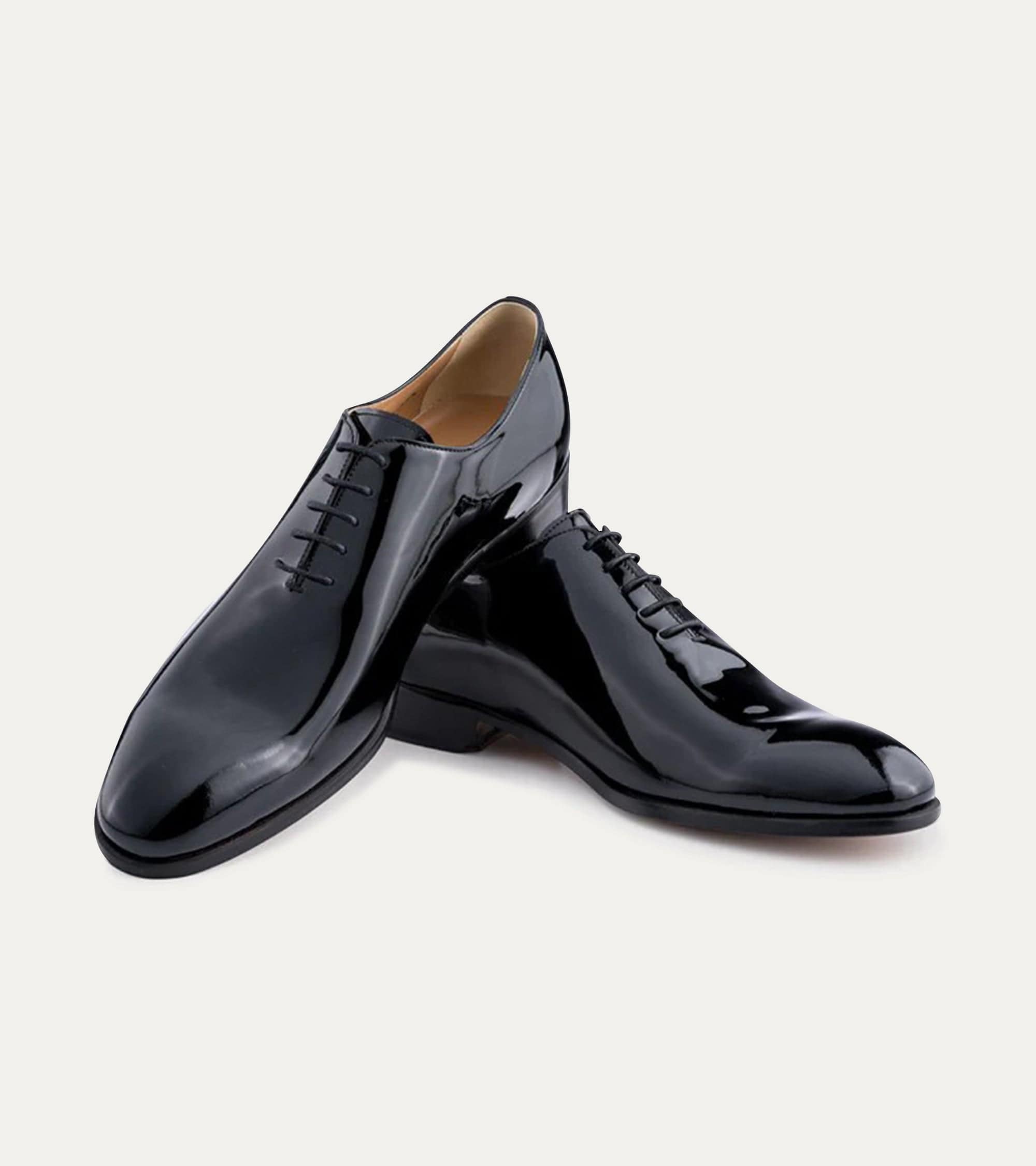 Dress Shoe Wholecut Oxford Plain Toe Black Patent D (Medium) / 9.5 Dress Shoe Wholecut Oxford Plain Toe Black Patent D (Medium) / 9.5