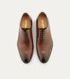 Wholecut Oxford Plain Toe Brown Antique - Ace Marks
