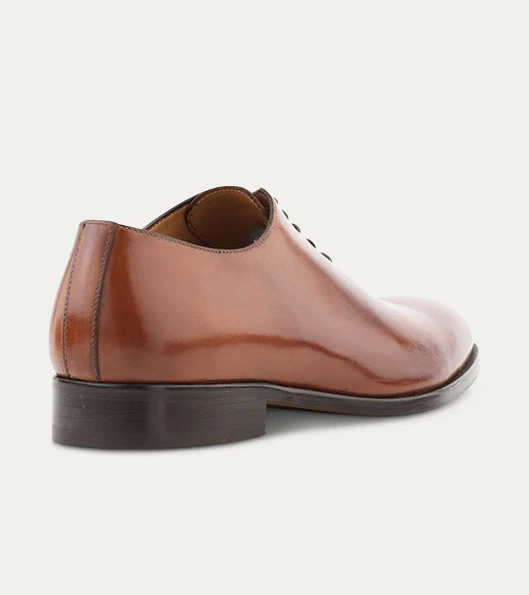 Wholecut Oxford Plain Toe Cuoio Antique - Ace Marks