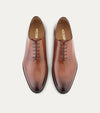Wholecut Oxford Plain Toe Cuoio Antique - Ace Marks