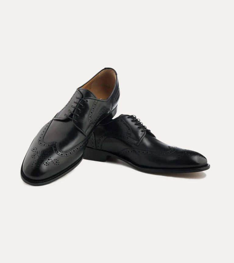 Wingtip Black Antique - Ace Marks