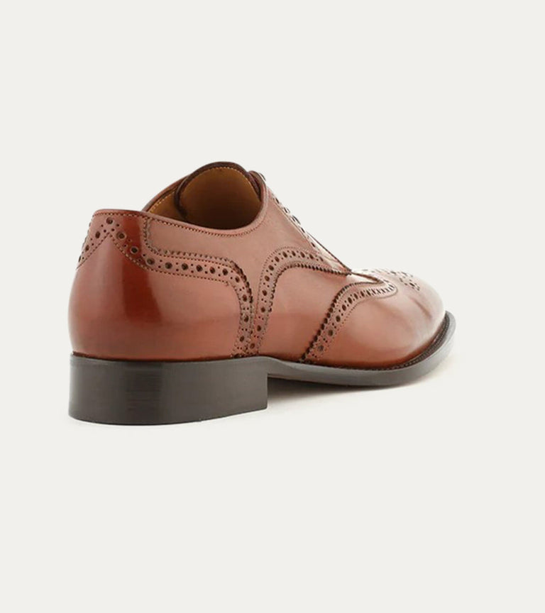 Wingtip Cognac Antique - Ace Marks
