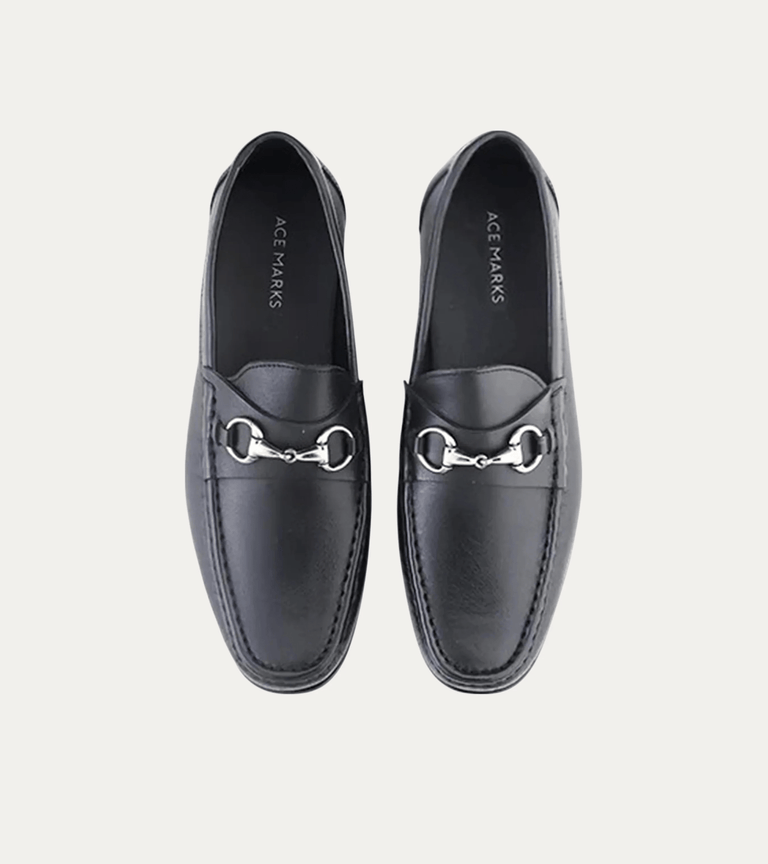 Berto Moccasin In Black Leather