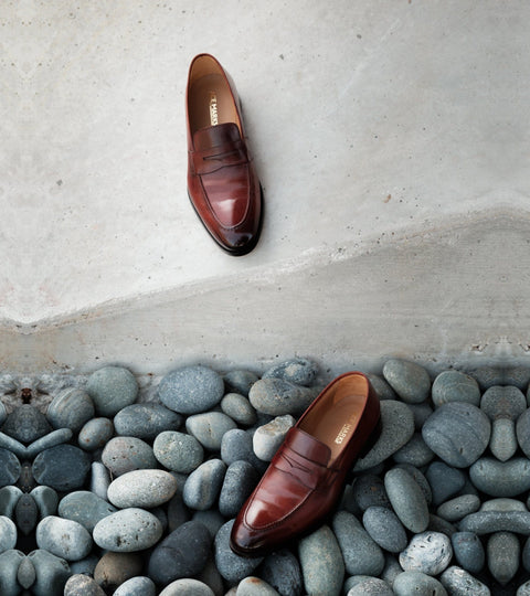 Men's Brown Loafers - Ace Marks Men's Brown Loafers - Ace Marks