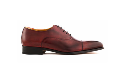 cap toe oxford diablo leather