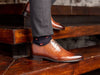 Wholecut Oxford Plain Toe Brandy Nicol Croc