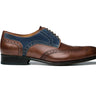 brown italian derby shoe
