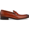Italian loafer in cognac leather