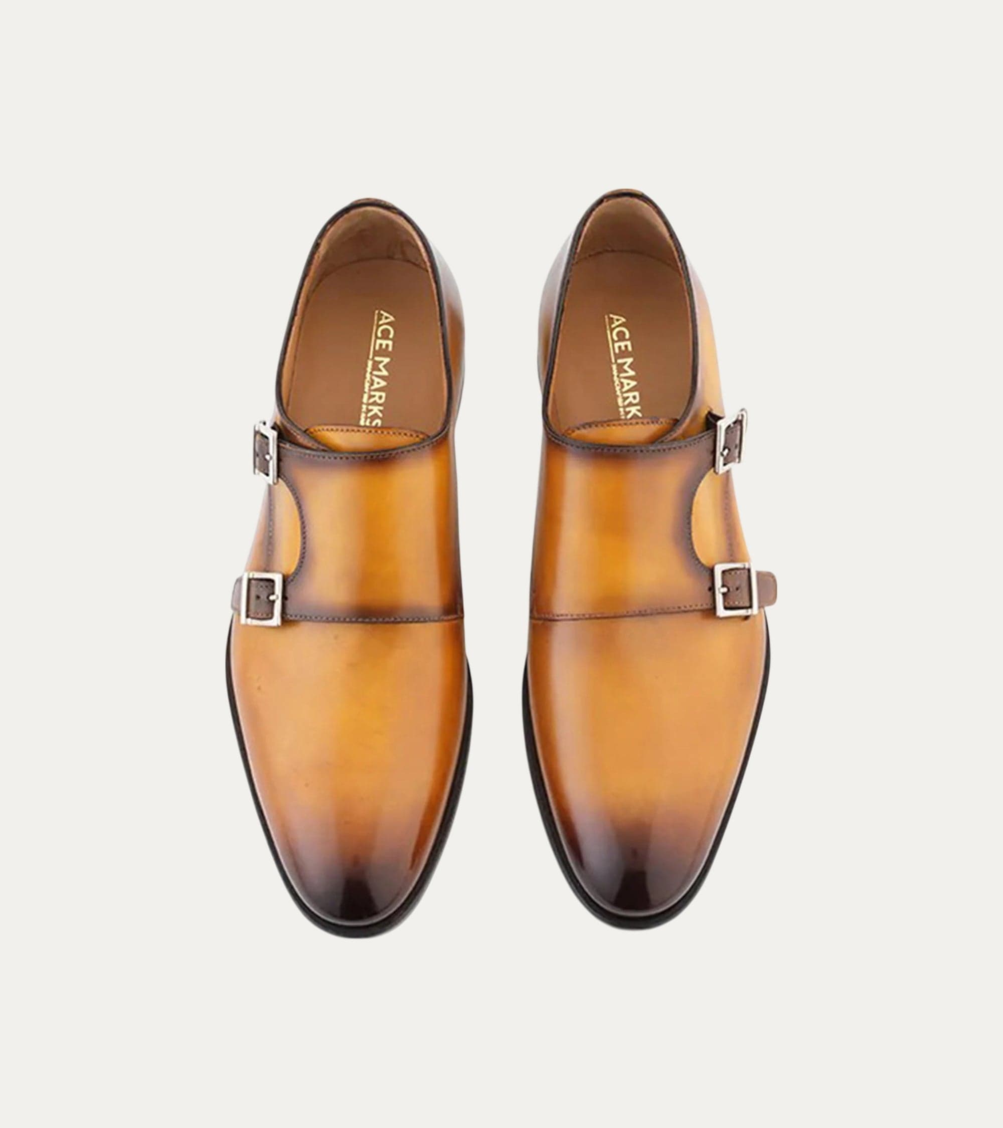 Dress Shoe Monkstrap Bourbon Nicol Ace Marks Dress Shoe Monkstrap Bourbon Nicol Ace Marks