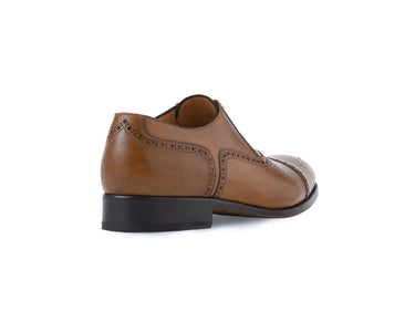 brown antique italian shoe