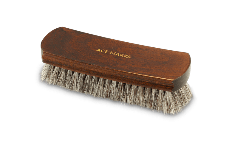 Horse Hair Shoe Shine Brush - Ace Marks