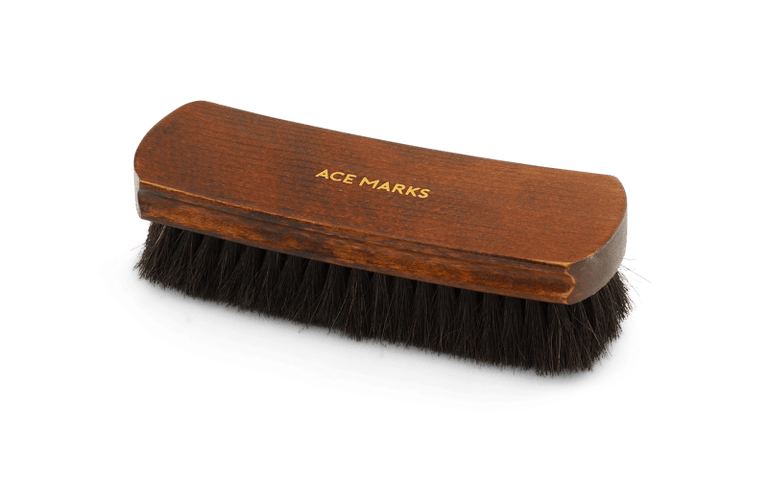 Horse Hair Shoe Shine Brush - Ace Marks