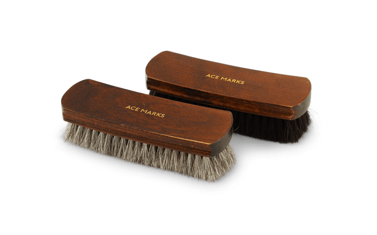 Horse Hair Shoe Shine Brush - Ace Marks