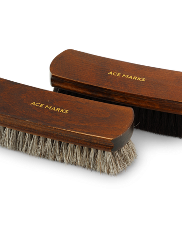 Horse Hair Shoe Shine Brush - Ace Marks