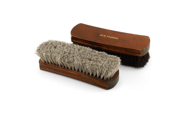 Horse Hair Shoe Shine Brush - Ace Marks