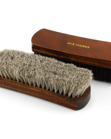 Horse Hair Shoe Shine Brush - Ace Marks