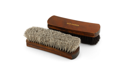 Horse Hair Shoe Shine Brush - Ace Marks